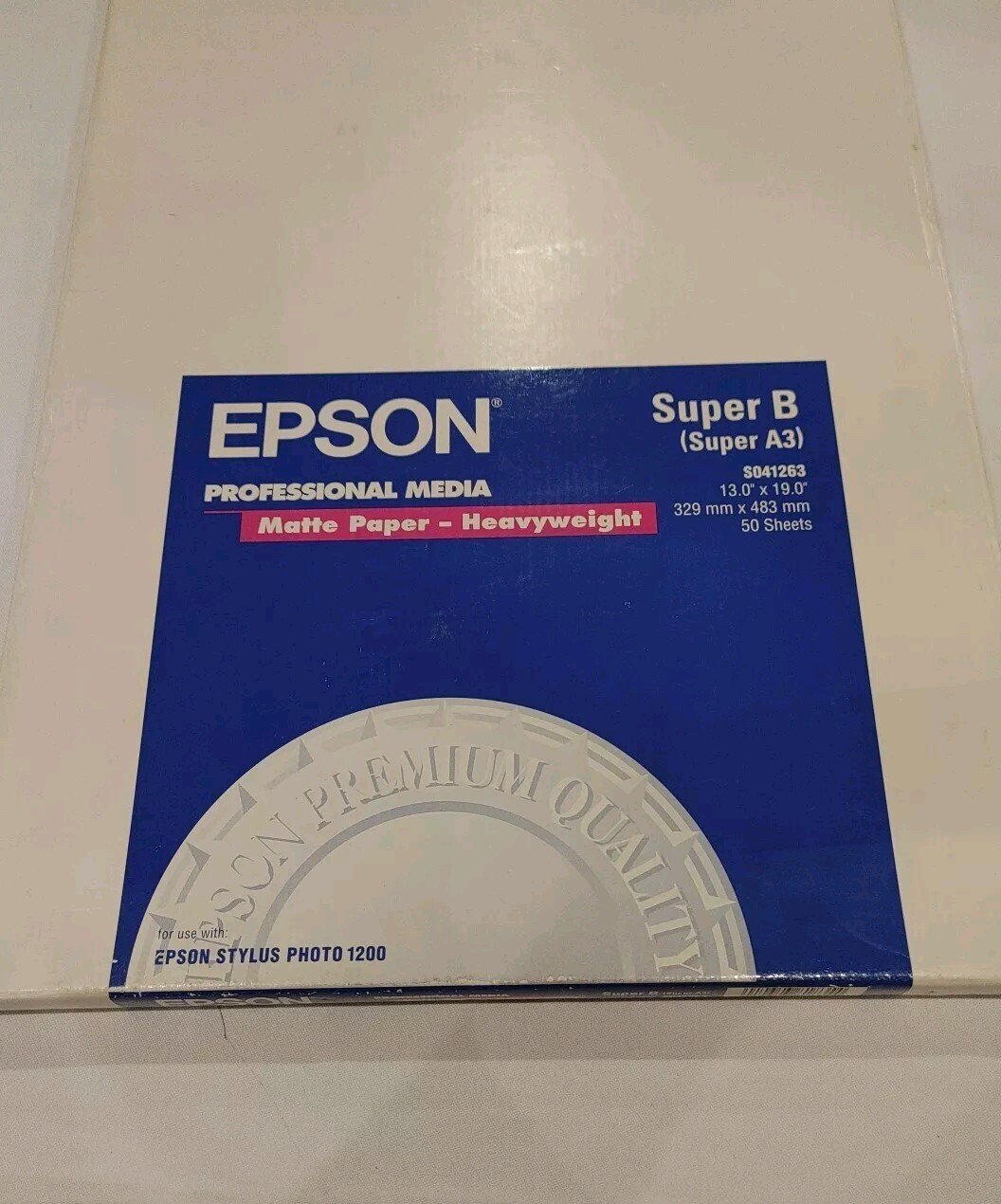 Epson S041263 . Premium Matte Presentation Paper – White (24/Pack) Opened