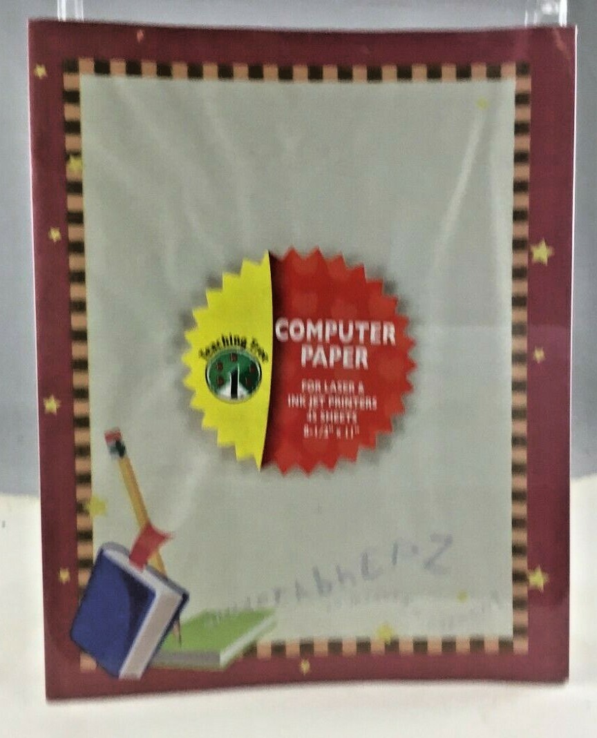 Computer Paper Laser Ink Jet Printer Trending Tree 45 pages 8-1/2 x 11 Lot of 2