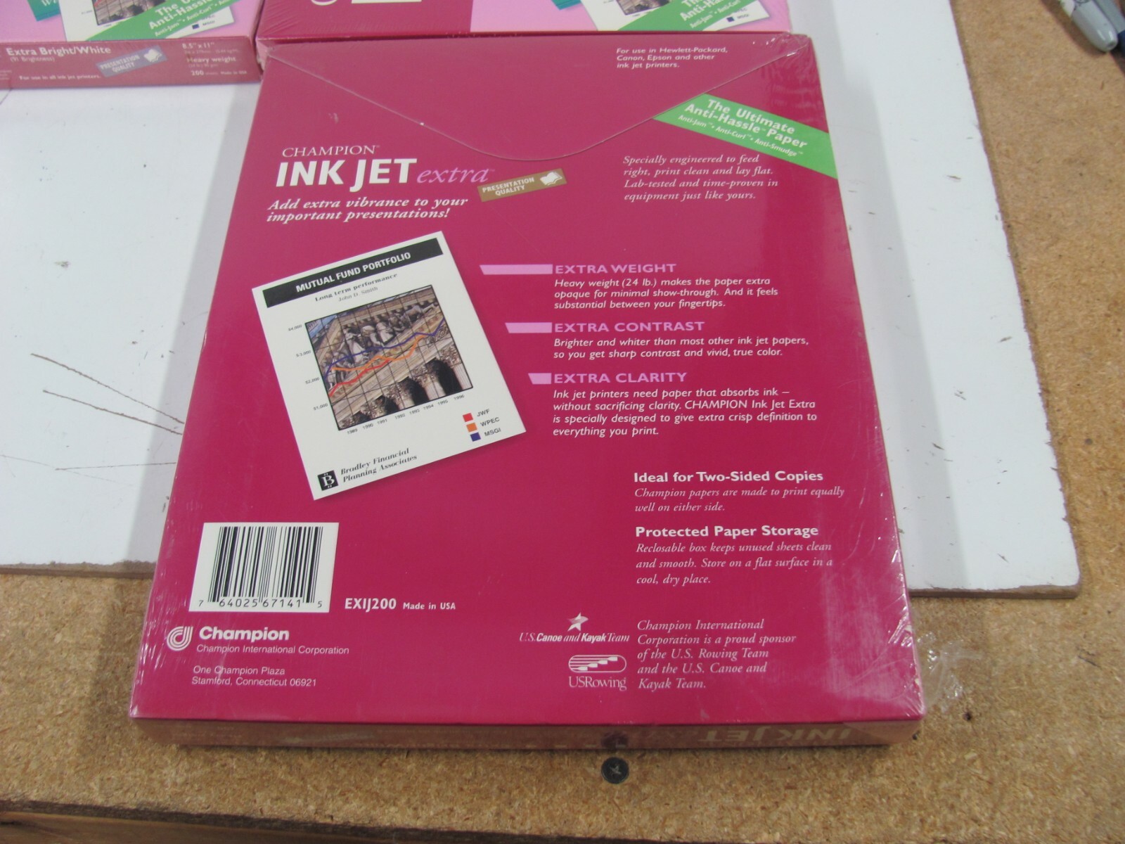 Lot of 3 – Champion Ink Jet 200 SHEETS Extra Bright White HEAVY Weight 8.5 x 11
