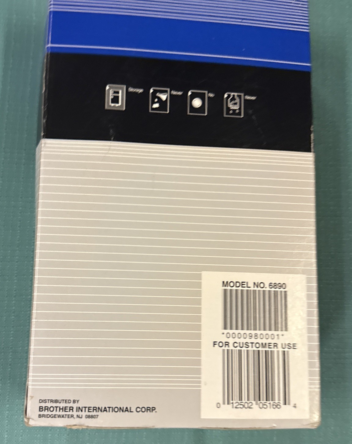 Brother Thermal Plus Fax Paper, 5 Rolls, #6890, 8-1/2 in X 98 ft, 1 in Core, OEM