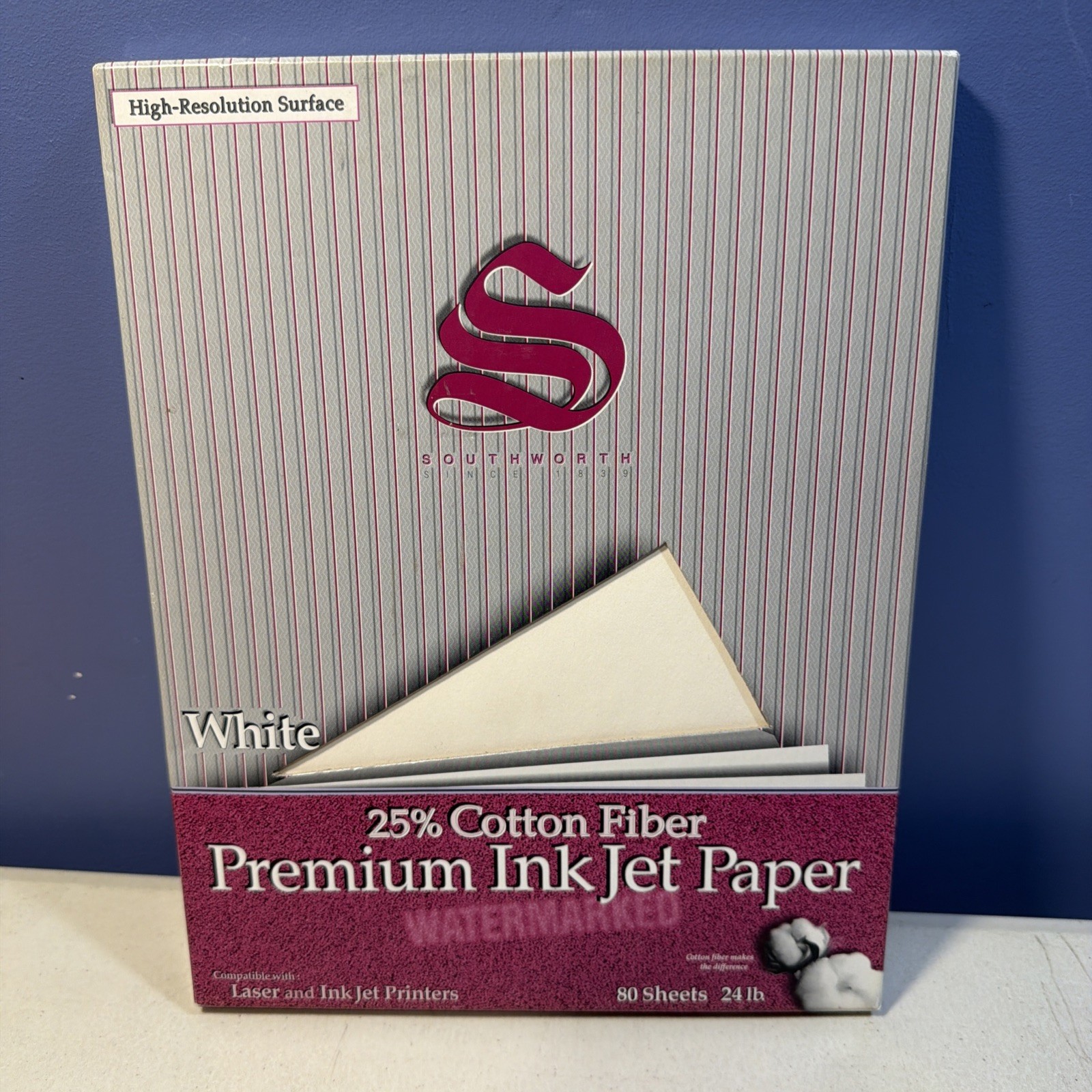 Specialty Printer Paper Lot: Staples Photo Supreme Matte & Southworth CoverStock