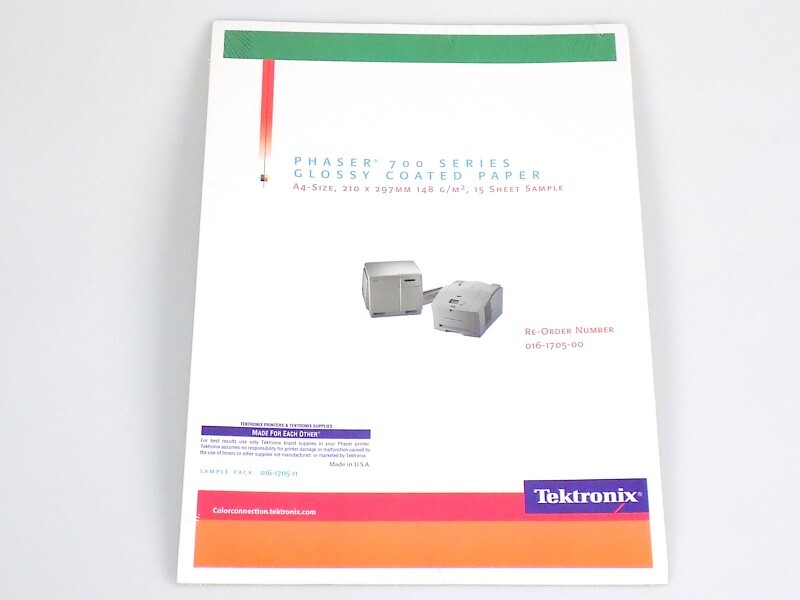 Tektronix 016-1705-11 15 Page Phaser 700 Series Glossy Coated Paper 148gsm