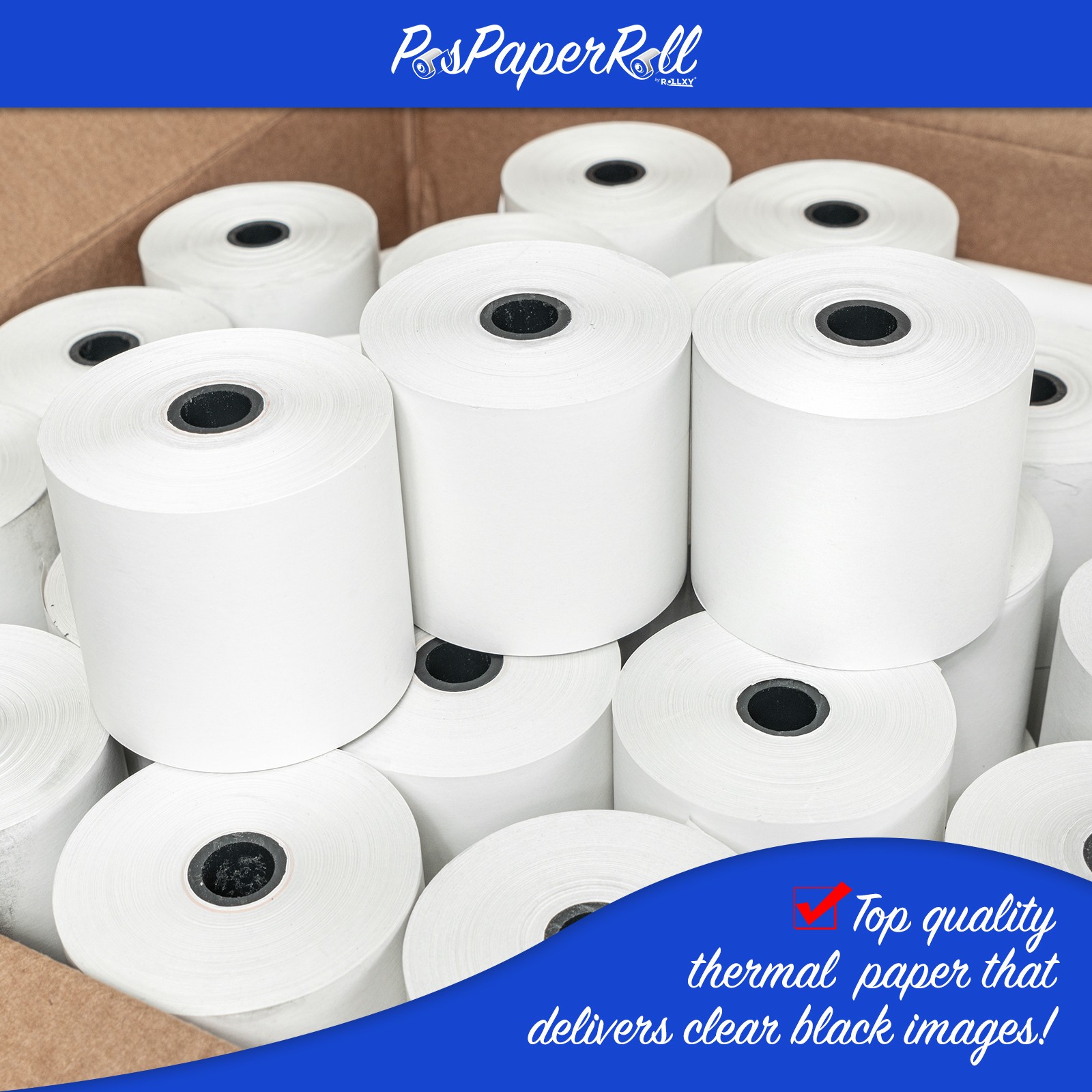 2 1/4″ x 200′ Thermal Paper Rolls for Veeder Root TLS350 TM2 TM3 Towa/TCA/Konic