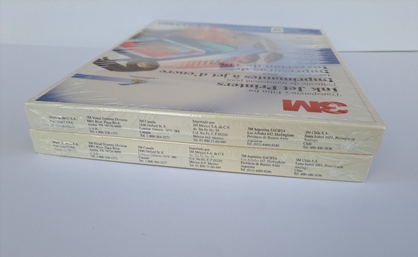 Lot Of 2 3M Transparency Film Ink Jet Printers 50 Sheets Pack CG3480 BIN97