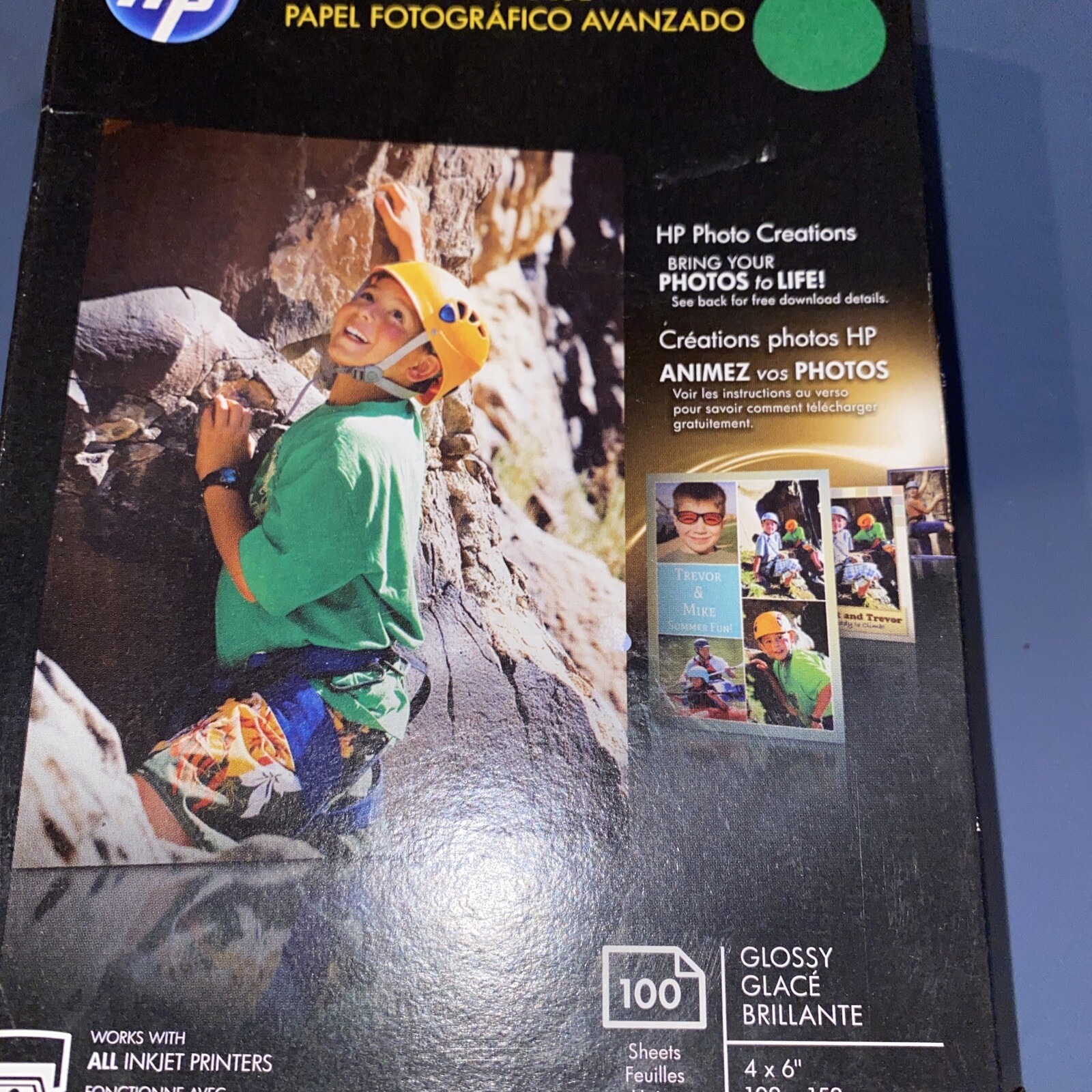Hewlett Packard Q6638A 4 x 6 inch Glossy Printer Paper – 100 Sheets
