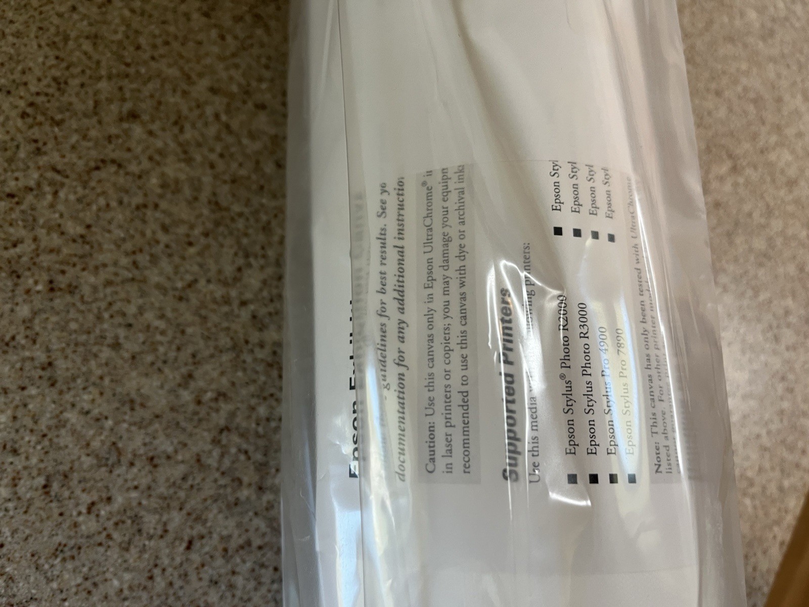 Epson Exhibition Canvas Matte, 17″ x 40 ft. Roll OEM Art Printer Print