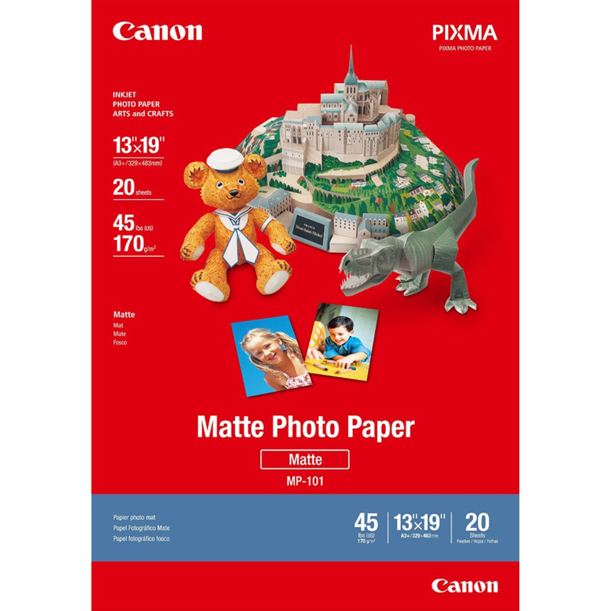 Canon Matte Photo Inkjet Paper, 8.5 mil., 13×19″, 20 Sheets