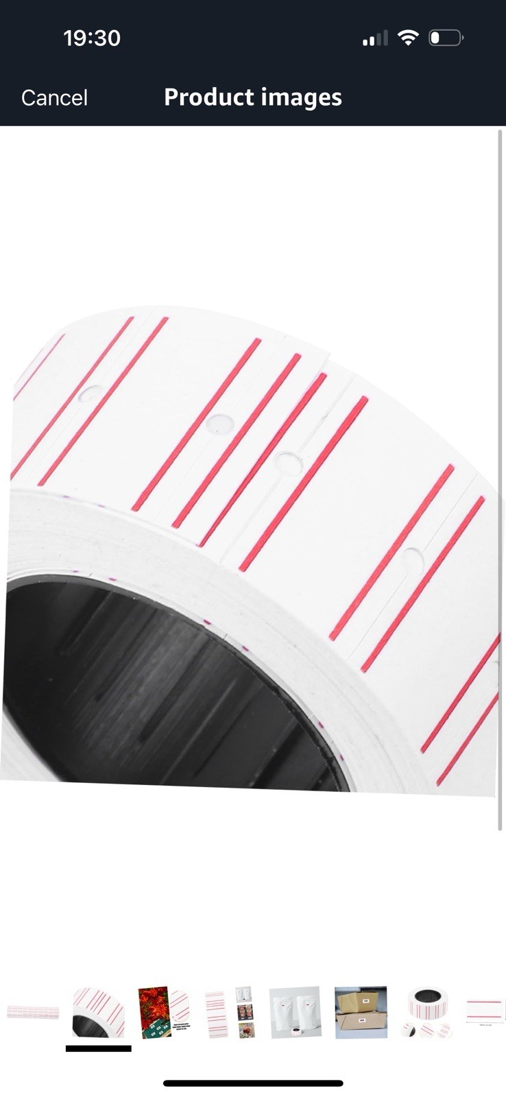 Crisp Printing Self Adhesive Tags 10 Rolls Blank Labels White Sticker Paper for