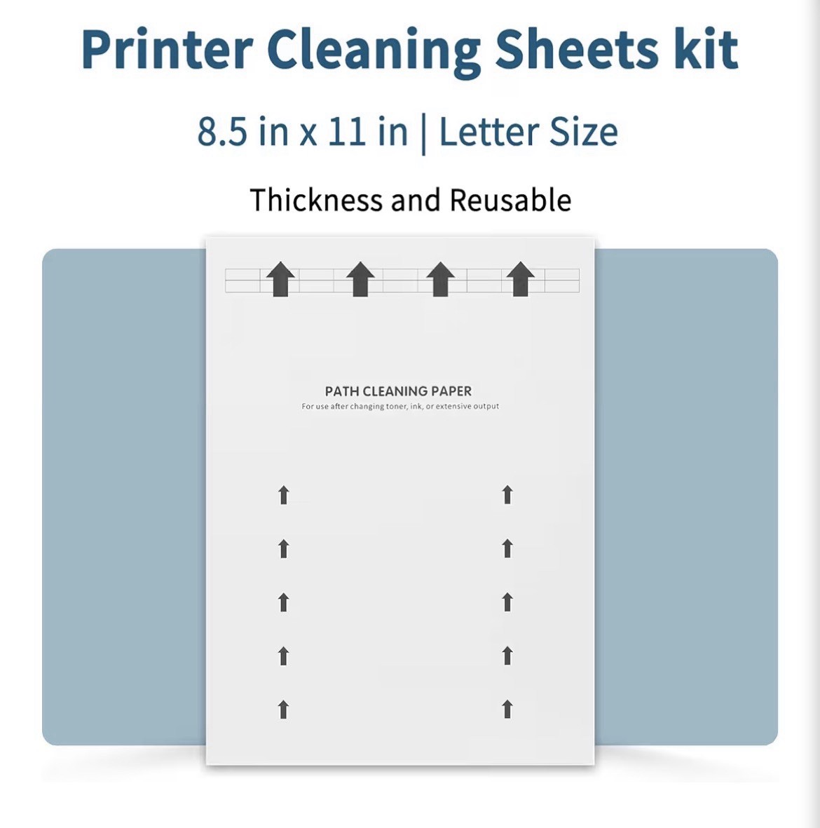 Printer Cleaning Sheets 15-Pack – 【Removes Ink, Dust, Dirt & Debris】8.5 x 11 …