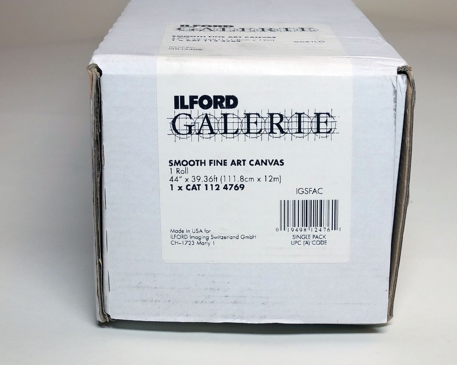 Ilford Galerie Large Format Paper Canvas Pearl Long Roll 44″ x 39′ 100′ NEW