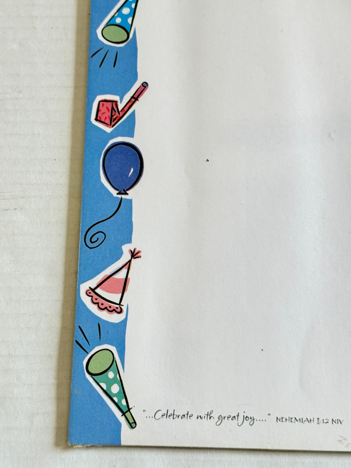 School ABC Birthday Inkjet Printer Paper Letter 8-1/2″ x 11″ Note Cards LOT of 6