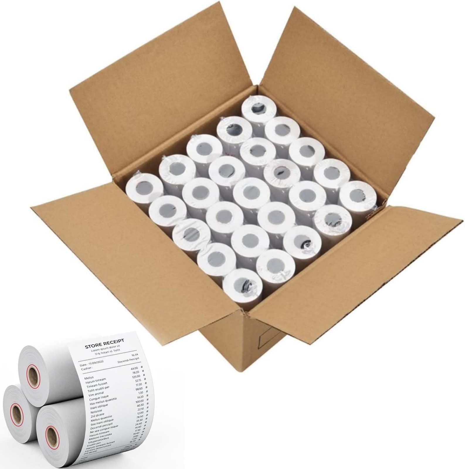 MBLABEL Thermal Receipt Paper Rolls, 2 1/4” x 85′ 2 1/4″ x 85′, White