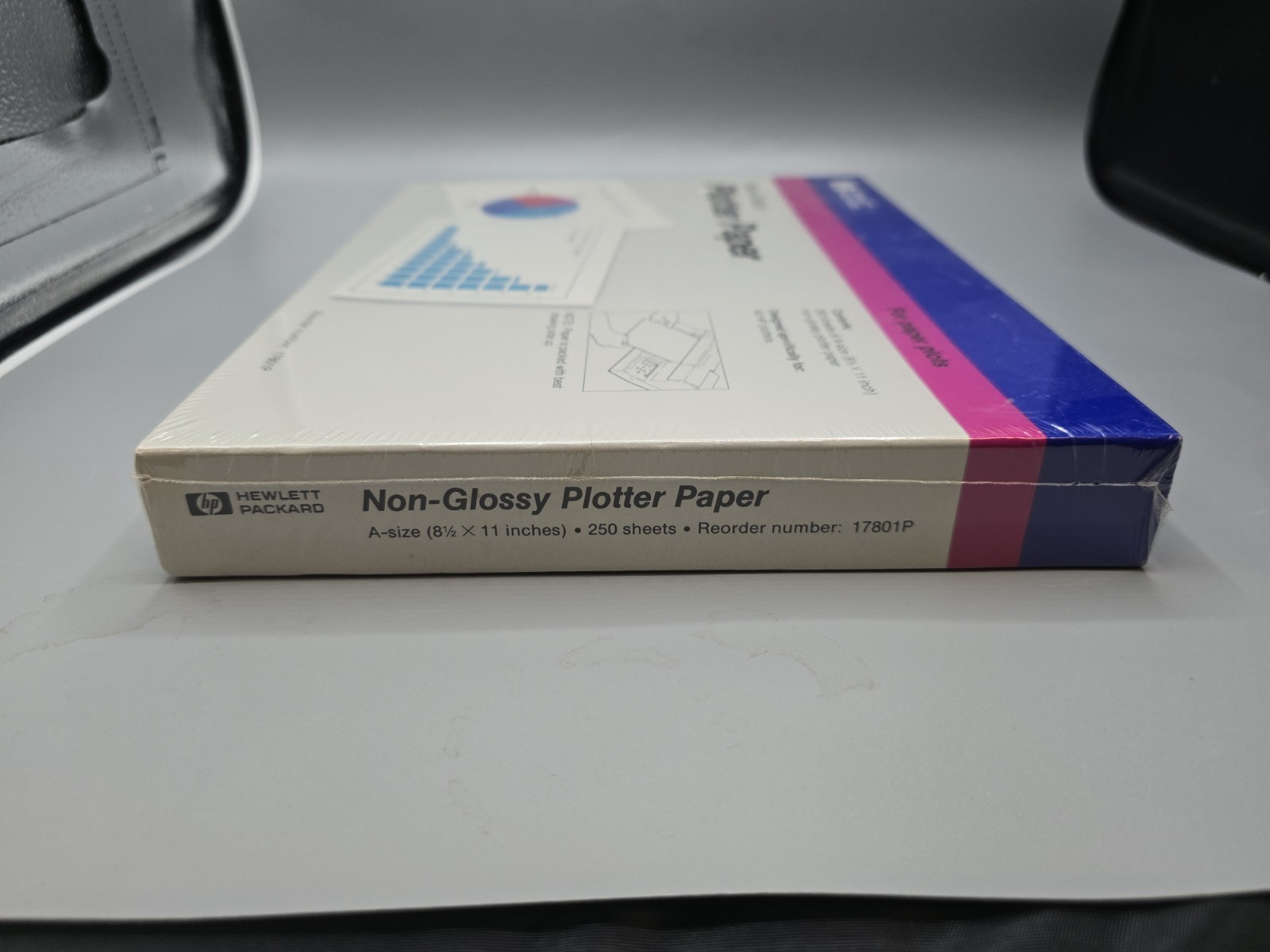 New Hewlett-Packard Non-Glossy Plotter Paper 8.5” x 11” Sealed Reorder # 17801P