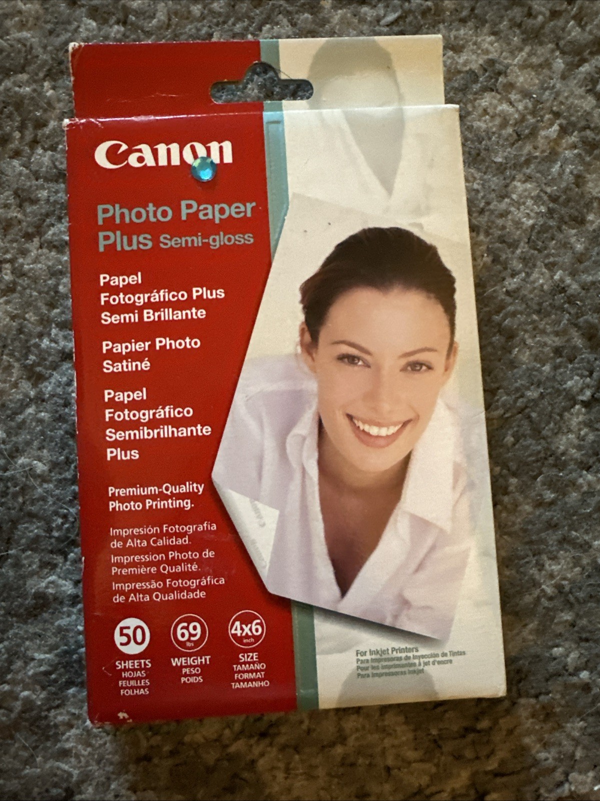 Canon Photo Paper Plus Semi-Gloss, 4 x 6″, 50 Sheets
