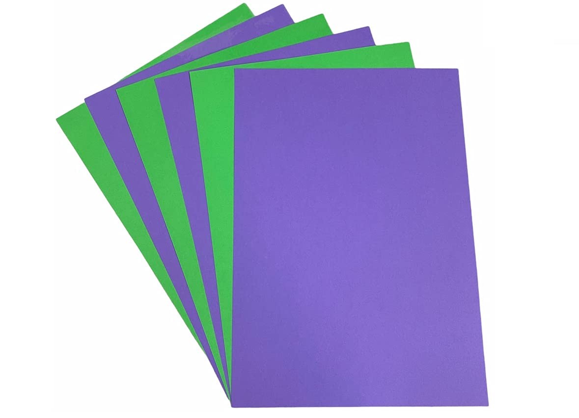 160gsm A4 Halloween Cardboard Box, Purple/Green 50 Sheets, 25 Intense Lilacs and…