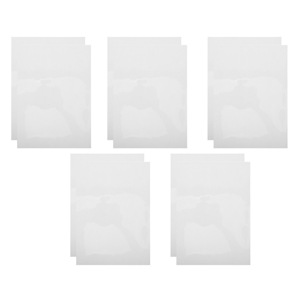 10 Pcs Printable Transparent Paper Clear Film for Inkjet Printer Transparency