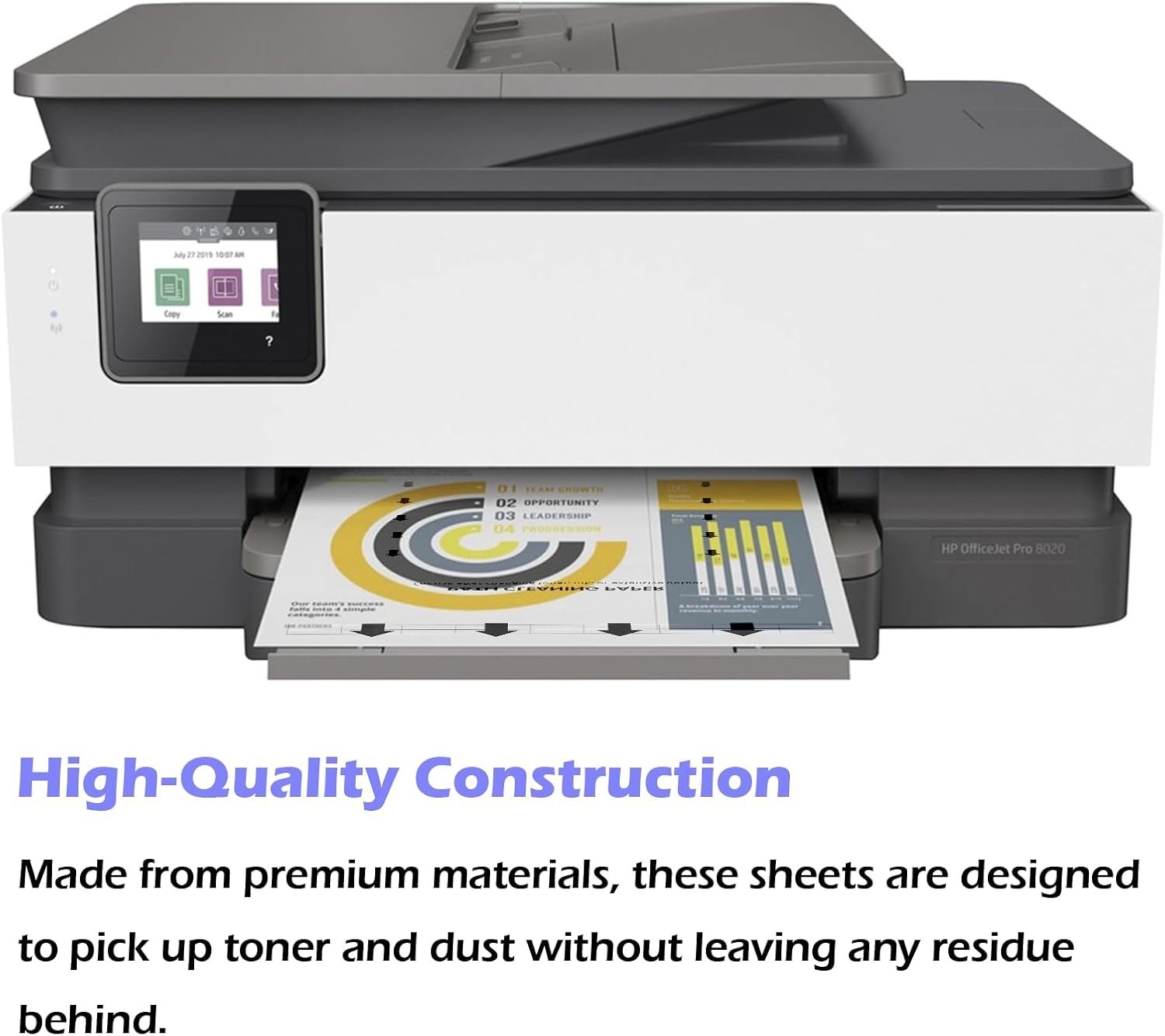 15-Pack Letter Size Printer Cleaning Sheets for Laser and Inkjet Copier Fax R…