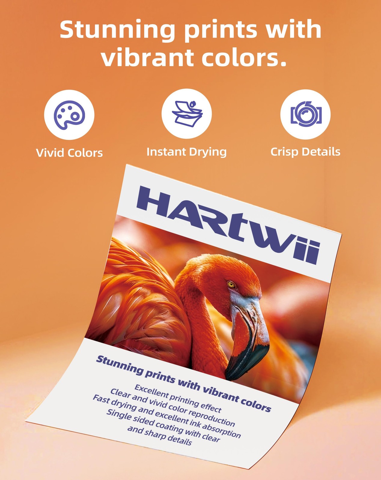110 Sheets 8.5×11 Inch 62lb Thick Heavyweight Glossy Photo Printer Paper