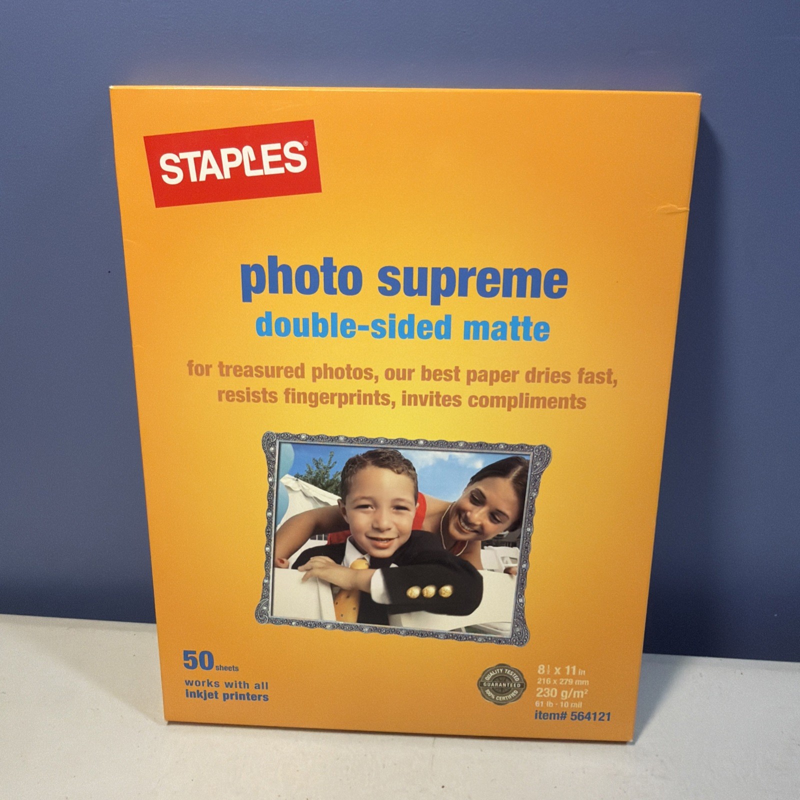 Specialty Printer Paper Lot: Staples Photo Supreme Matte & Southworth CoverStock