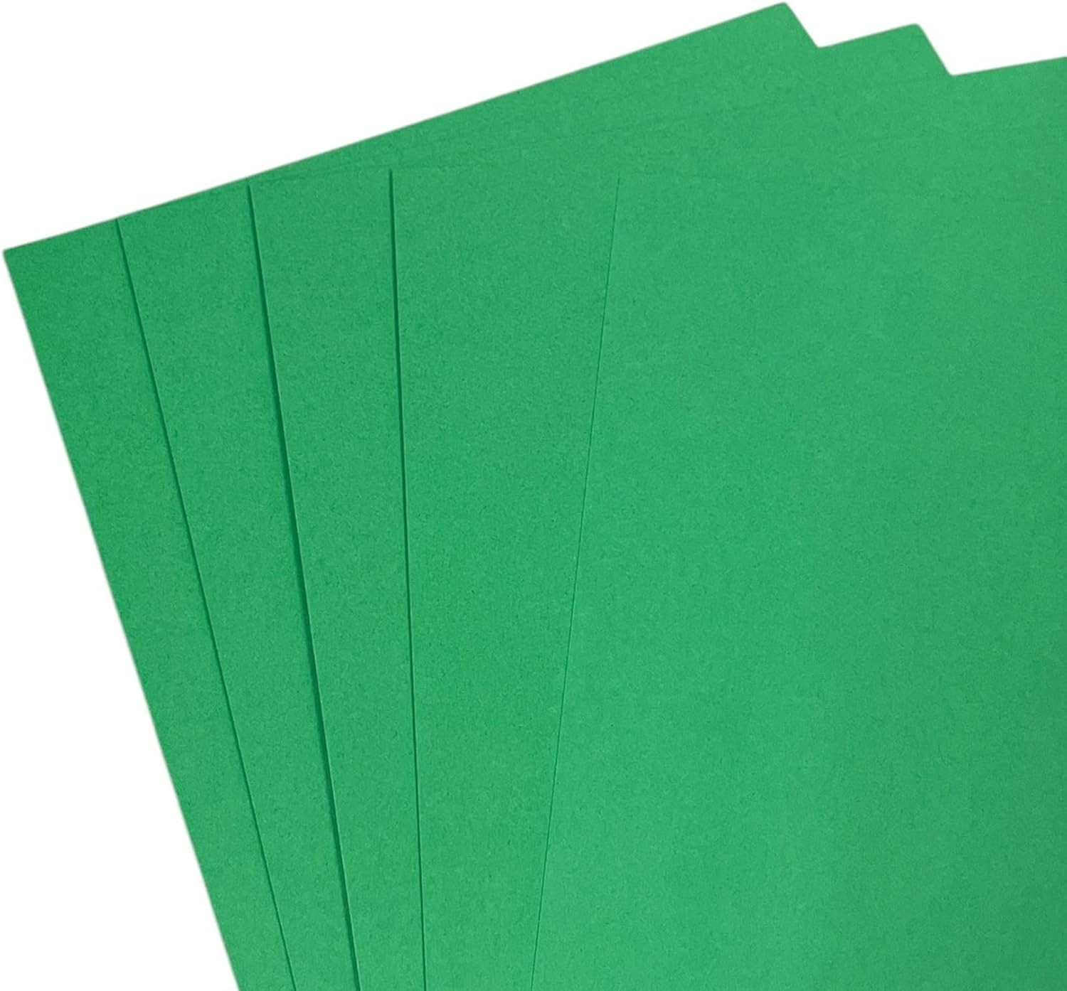 A4 Dark Green Paper, 80gsm, Colour Printer Craft Paper, 100 Sheets