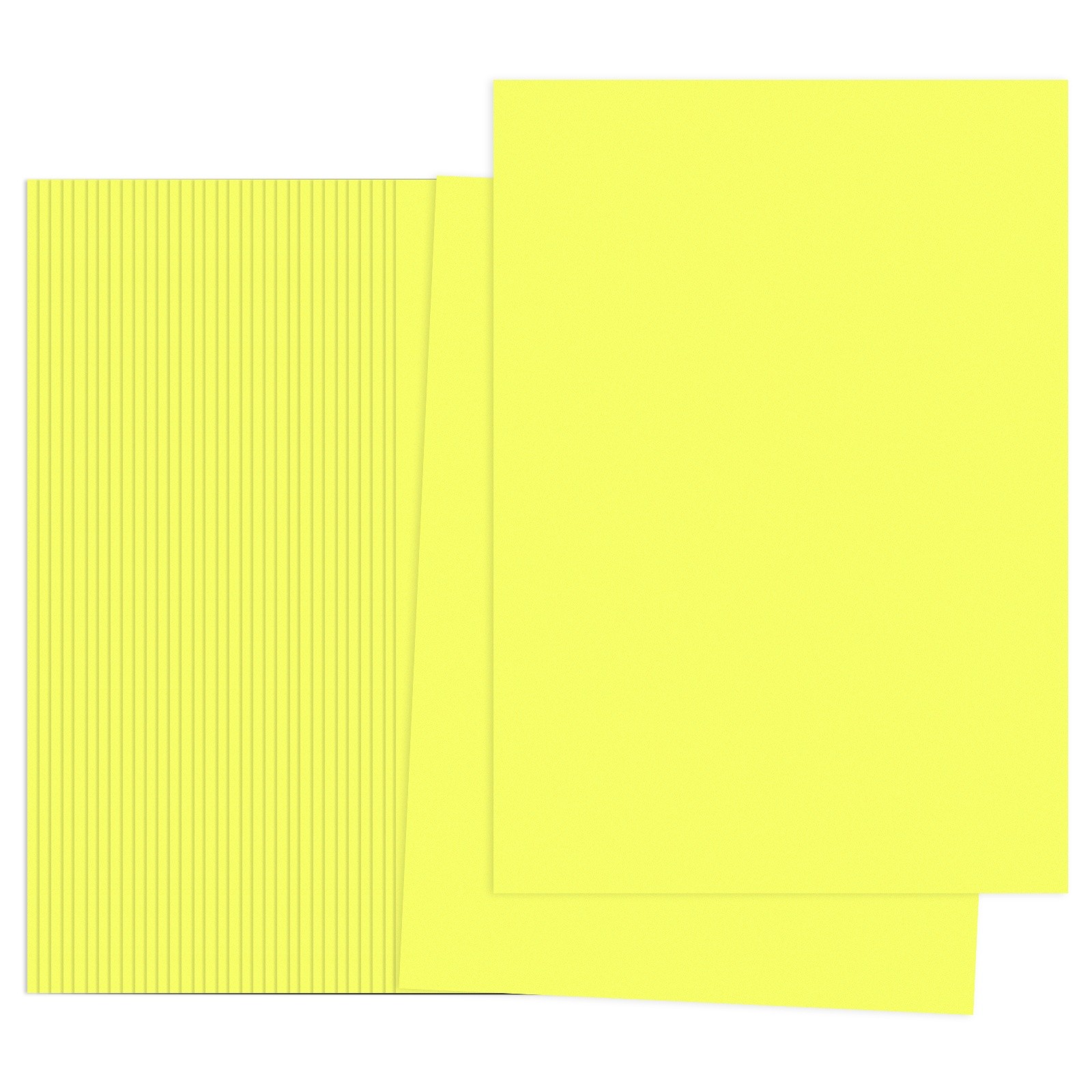 Yellow Fluorescent Copy Paper, 100 Sheets A4 11.7×8.3″ 70gsm for Office