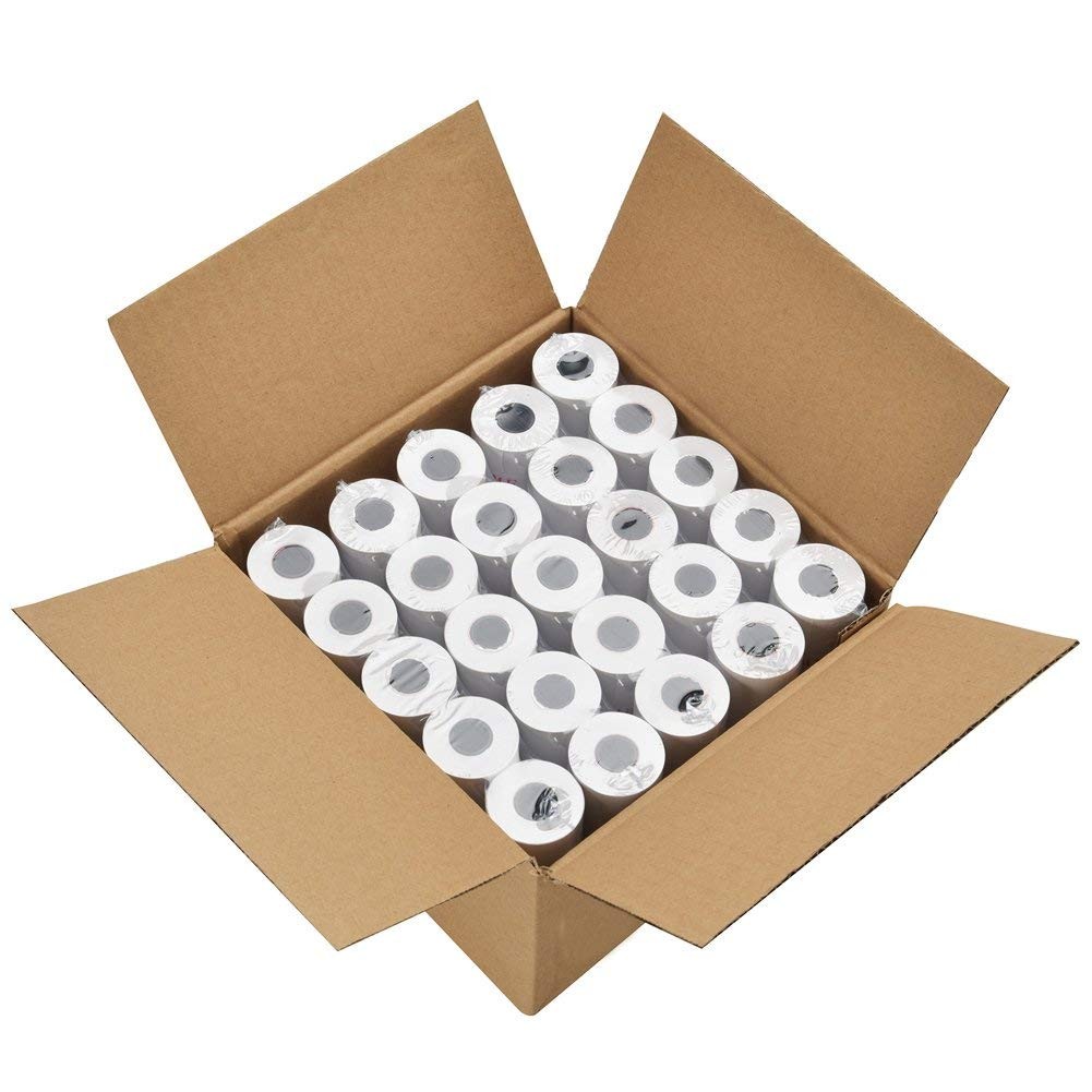 FungLam Thermal Paper Rolls 2 1/4″ X 85′ Cash Register POS 50 Rolls, White