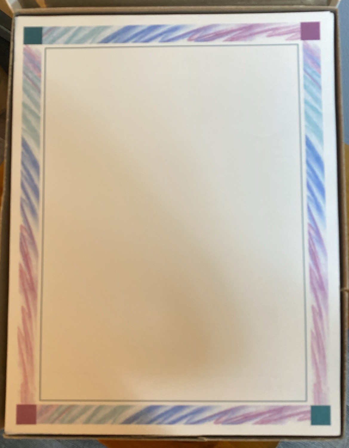 Vintage Paper 1980s Graphic Border Trim Printerthi 100 Pieces 11 Inch X 8.5 Inch