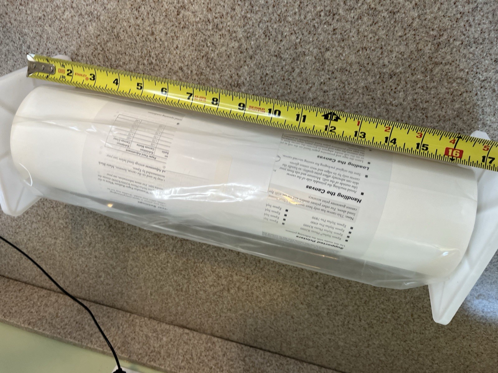 Epson Exhibition Canvas Matte, 17″ x 40 ft. Roll OEM Art Printer Print