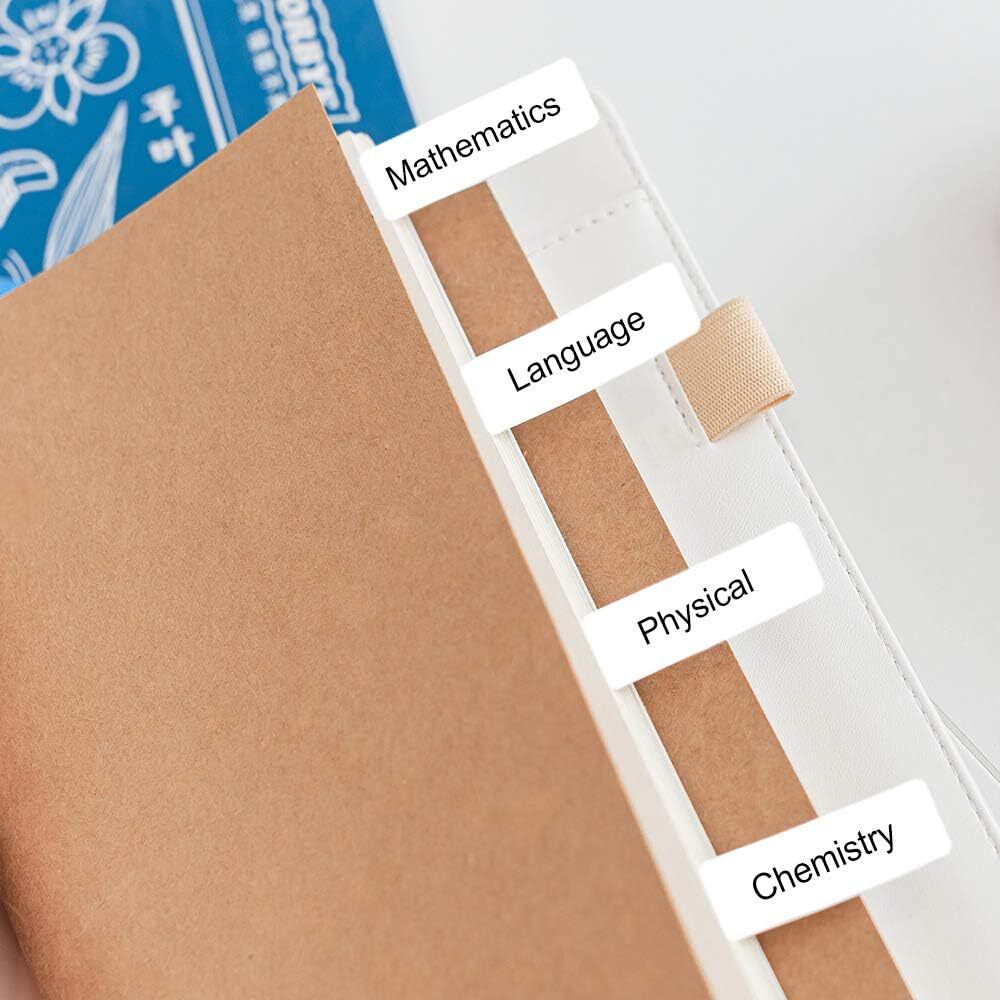 3 Rolls 12x40mm Label Maker Tape Sticker Thermal Paper Self-Adhesive For D30