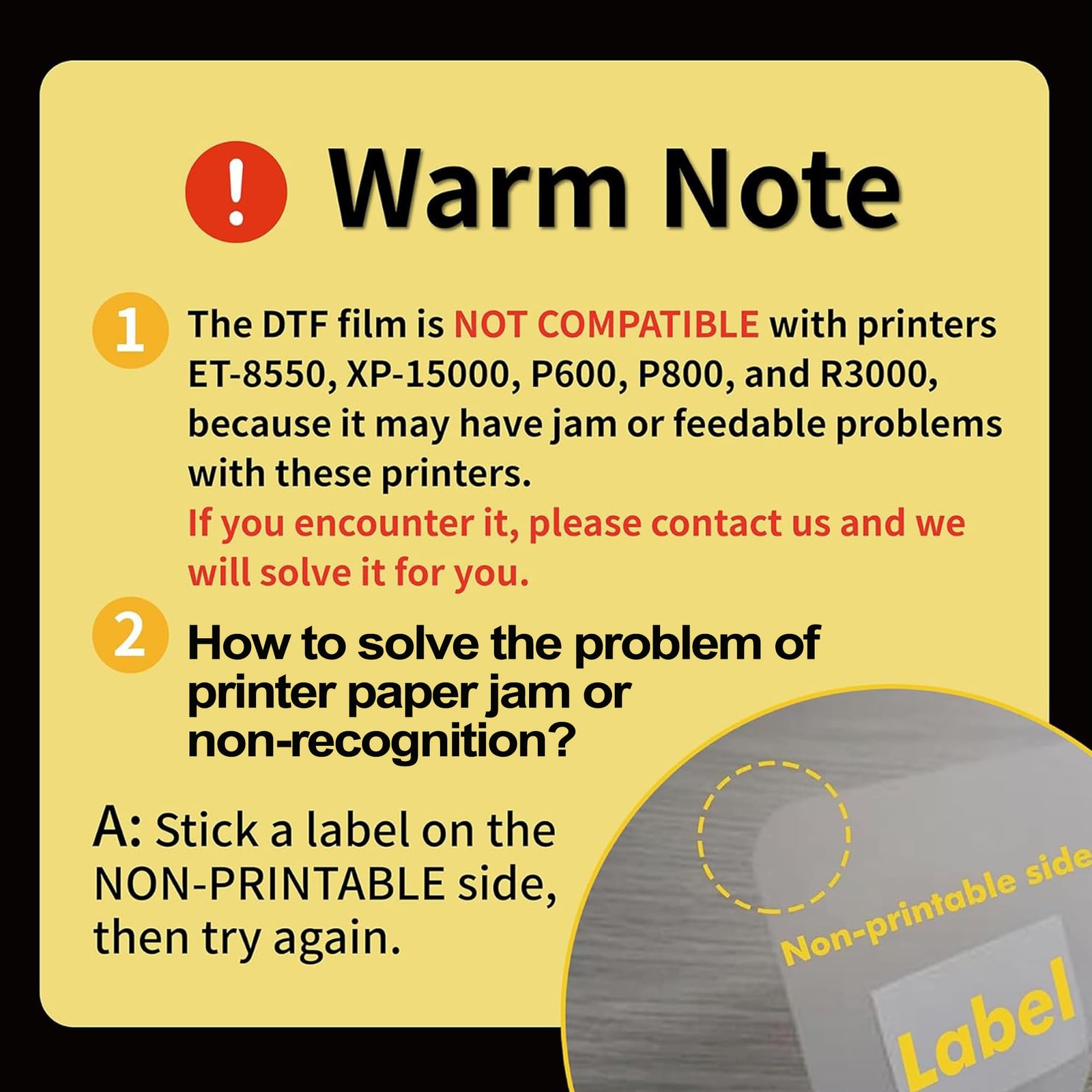 30 Sheets A3 11.7×16.5 Inch DTF Transfer Film Double Sided Matte PET Textile