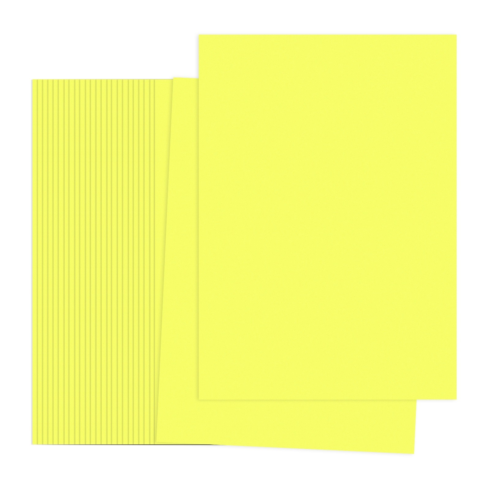 Neon Yellow Coloured Copy Paper, 50 Sheets A4 11.7×8.3″ 70g/m²