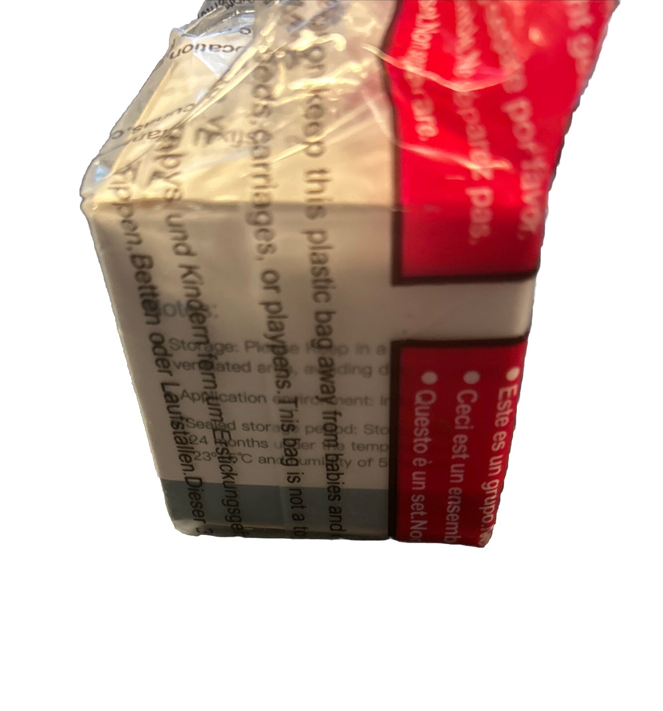 Square 14 x 30 mm Transparent Sticker Thermal Labels for Phomemo D30 | 3 Rolls