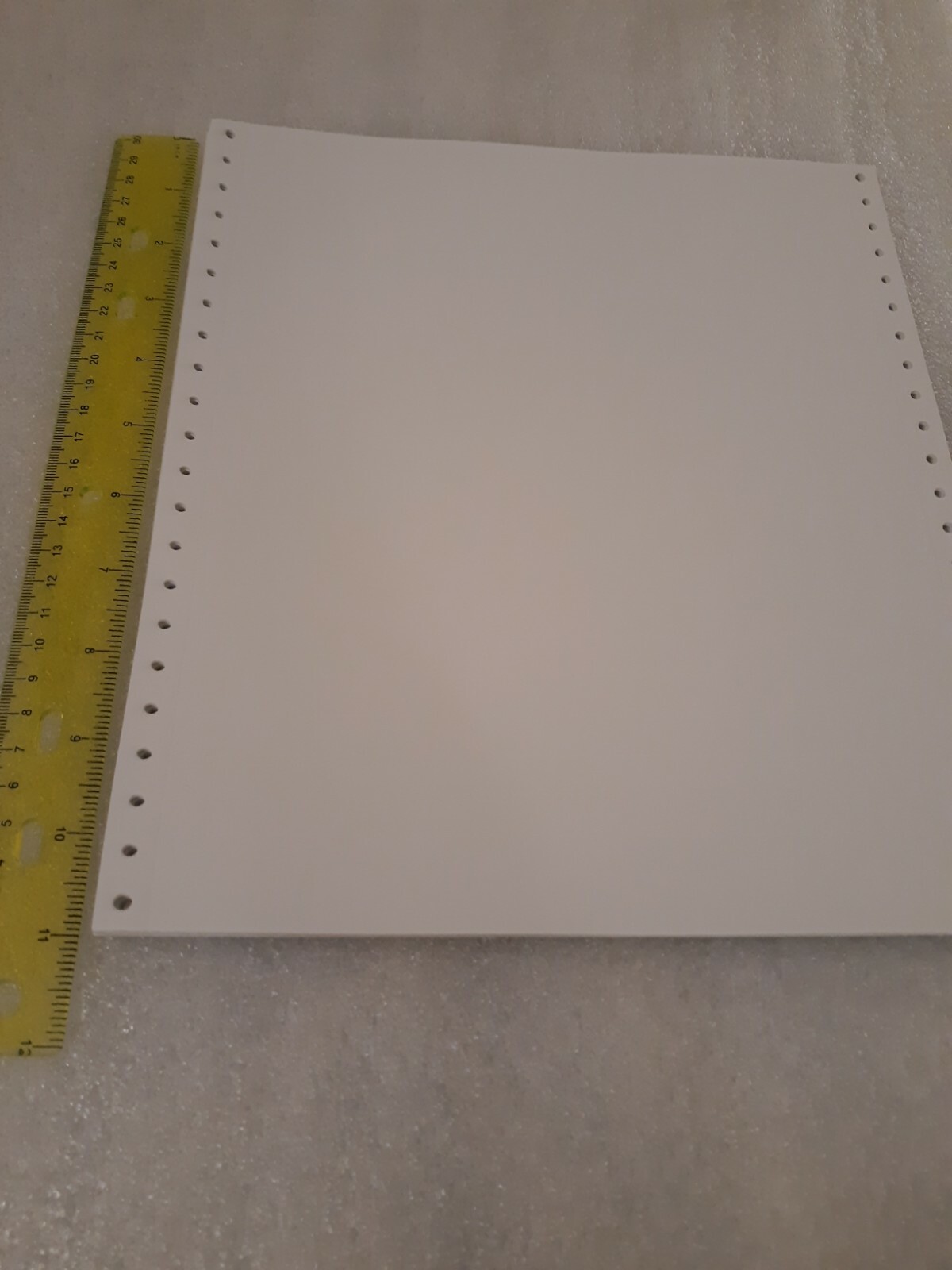 Dot Matrix Vintage Printer Paper 50 Sheets 8.5 x 11 non continuous