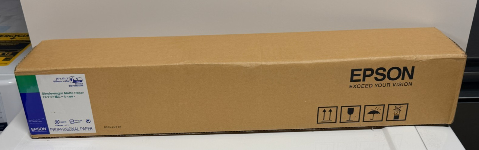 Epson Singleweight Matte – 24″ x 132′ Roll [S041853]