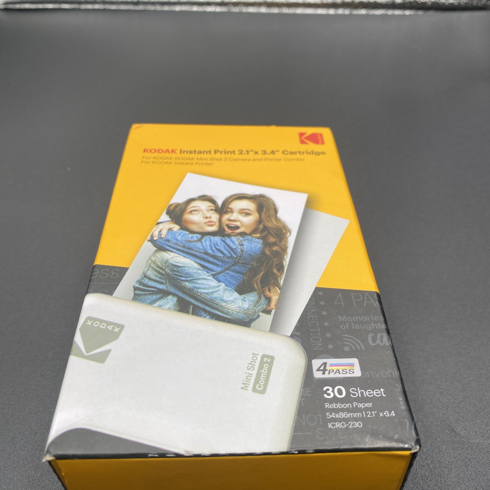 Kodak Cartridge 2.1 X 3.4 30 Sheets For Kodak Mini Shot 2 Series New Torn Box