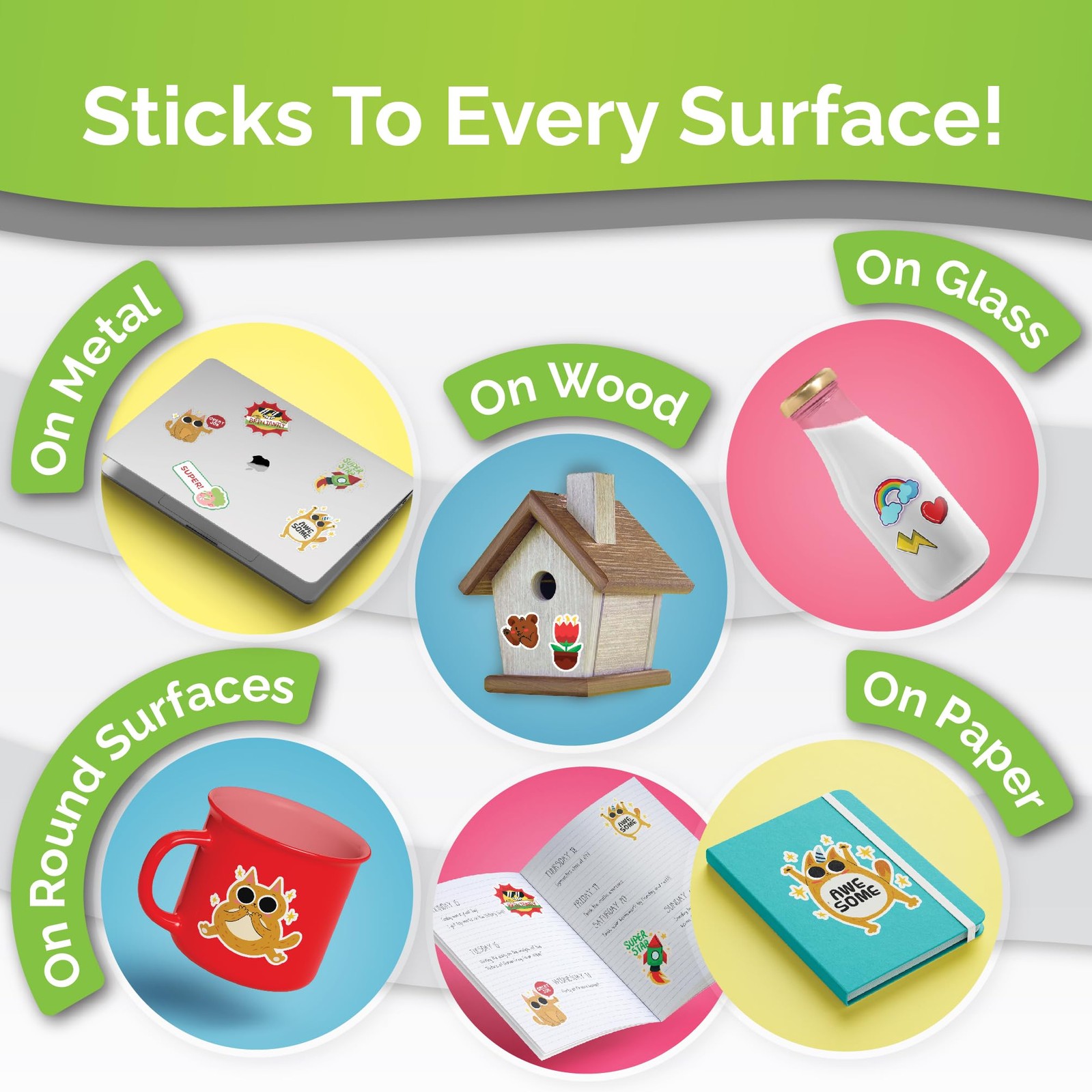 Printable Vinyl Sticker Paper for Inkjet Printers – 34 Matte White Sheets