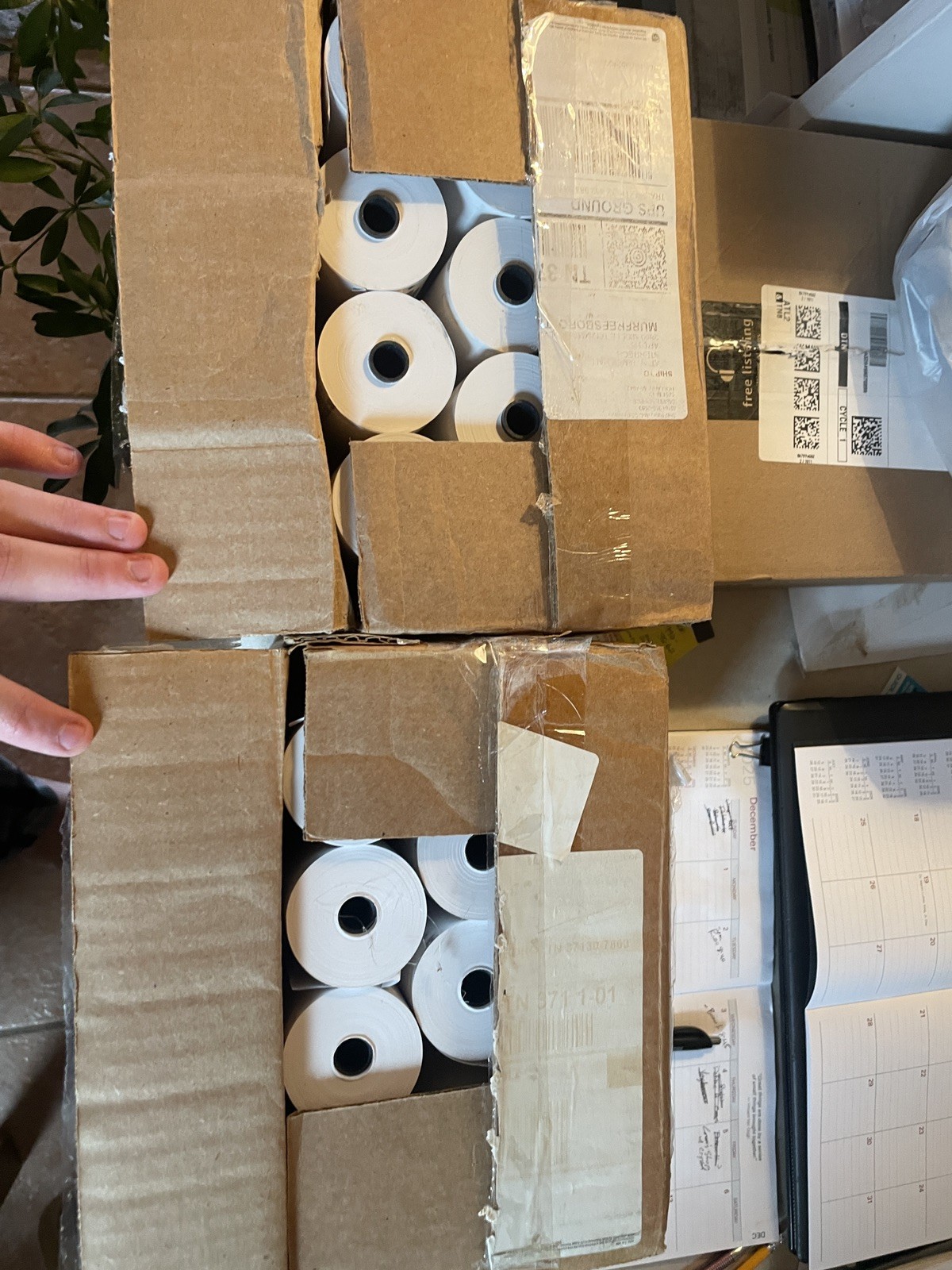 23-Pack Brother Compatible Thermal Receipt Paper Rolls – 2 1/8″ x Large 8 7/16″