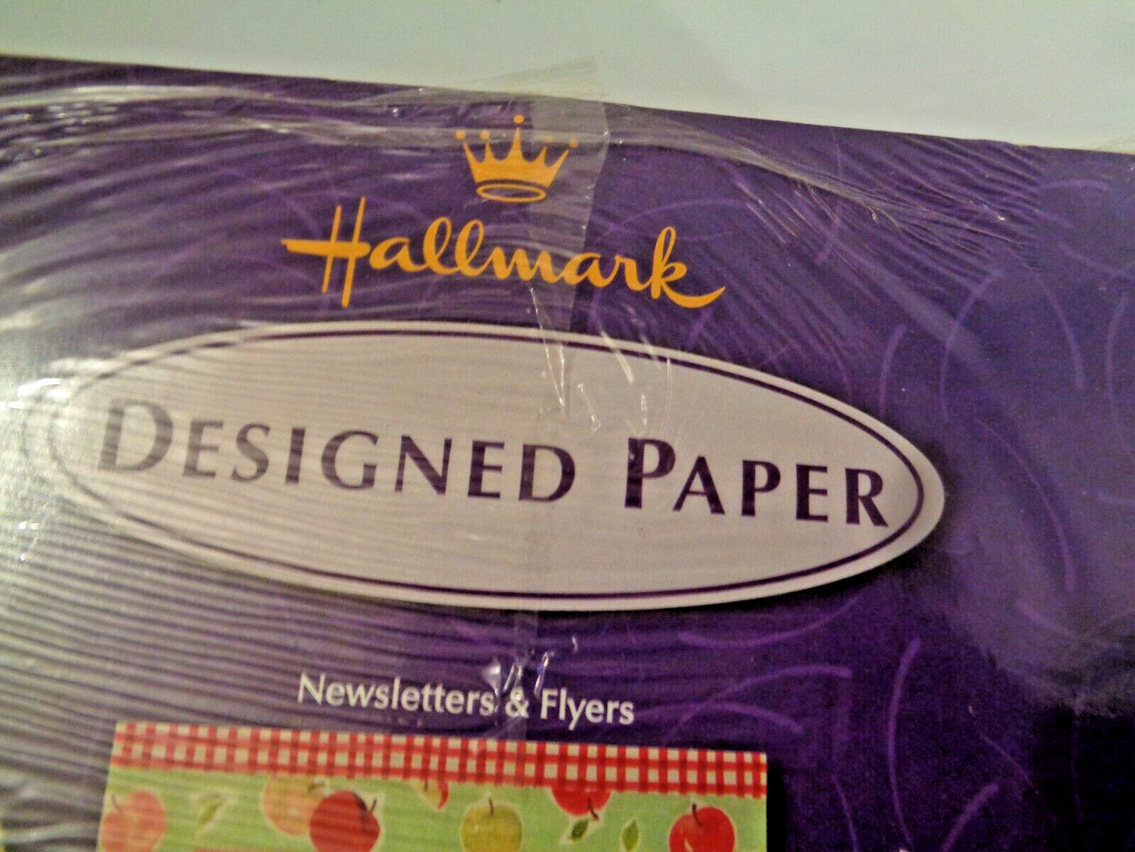 2 Pack of Hallmark Designed Paper for Ink Jet Printer Laser Photocopies Flowers