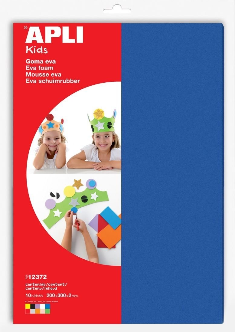 agipa 12372 sponge rubber, 300 x 200 mm, capacity 10 sheets