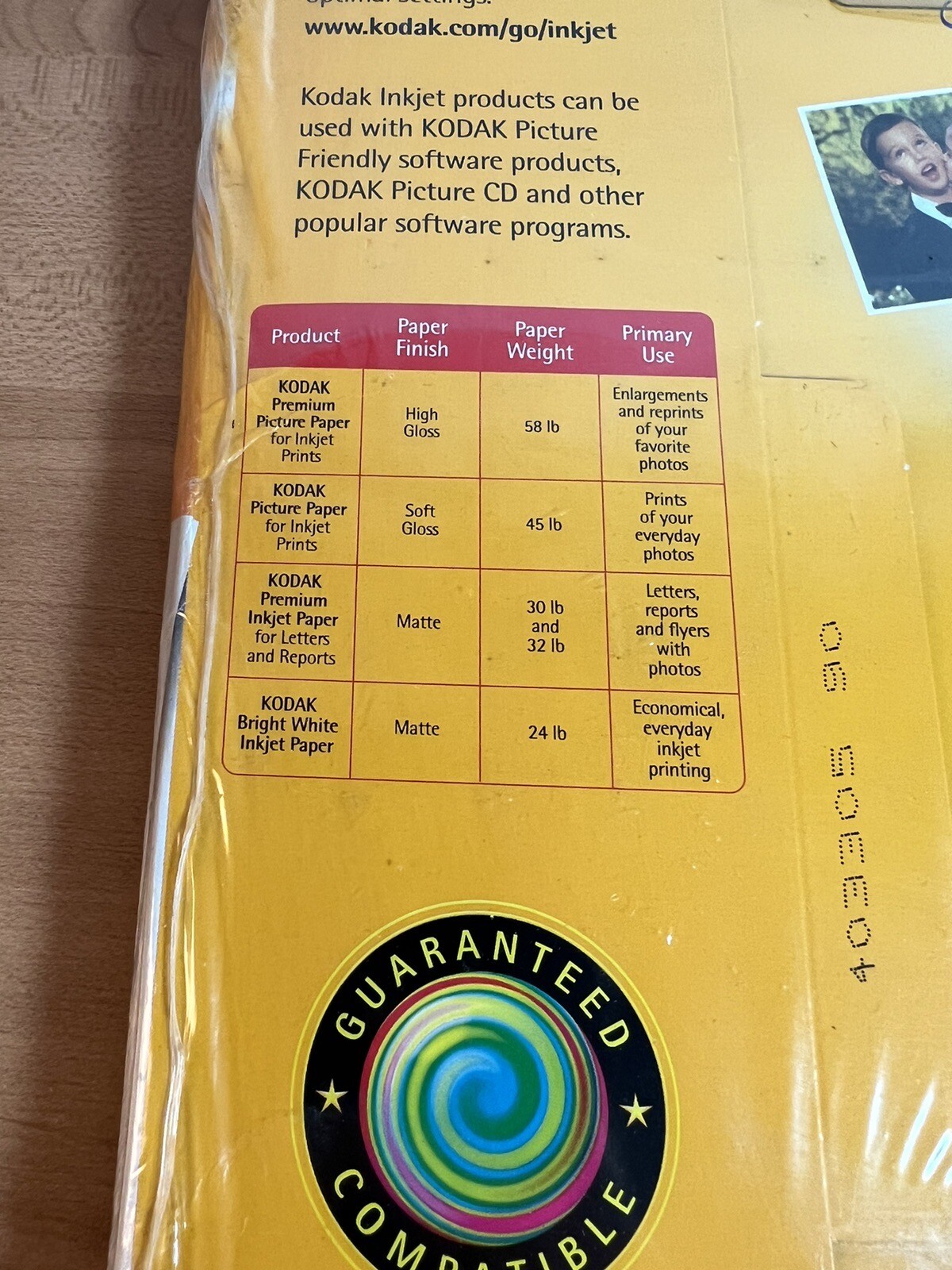 Kodak Premium Matte Half-Fold Greeting Cards 20 Cards and Envelope, Inkjet NEW