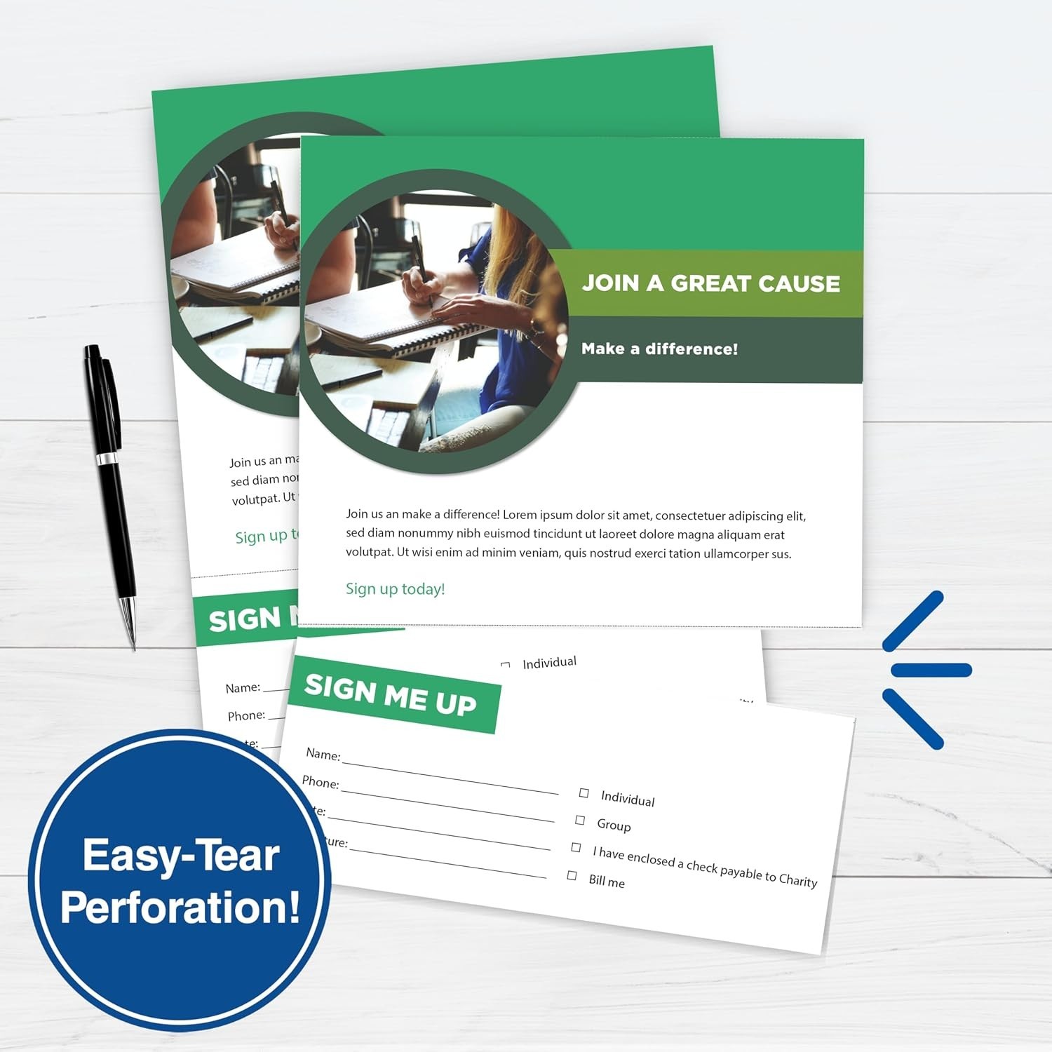High-Quality Perforated Printer Paper 8.5×11 2500 Sheets 20lb USA Made