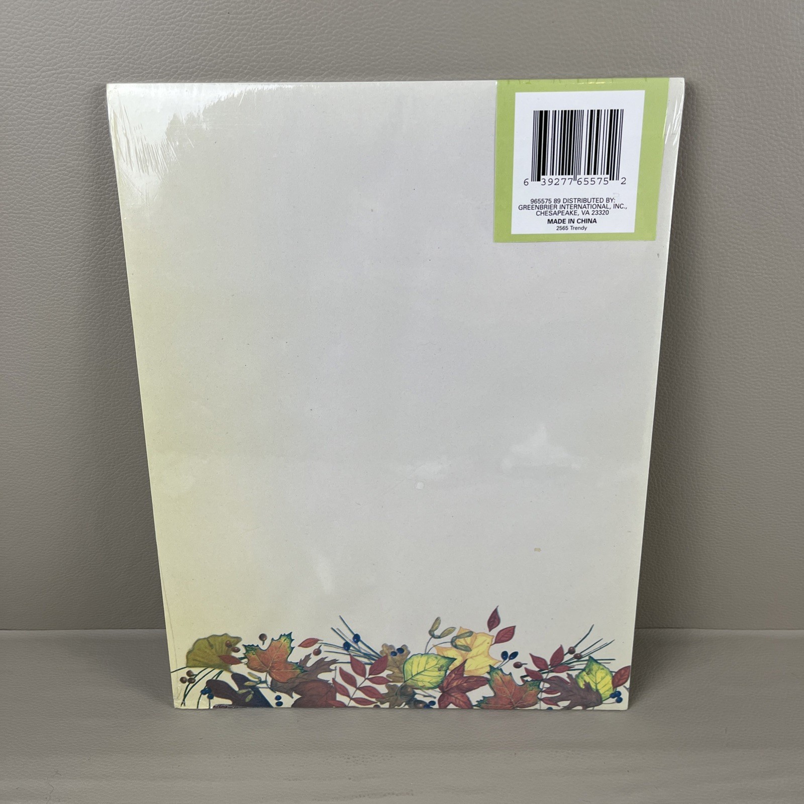 Computer Printer Paper 40 Sheets 8.5″ x 11″ Greenbrier Fall Leaves Vintage