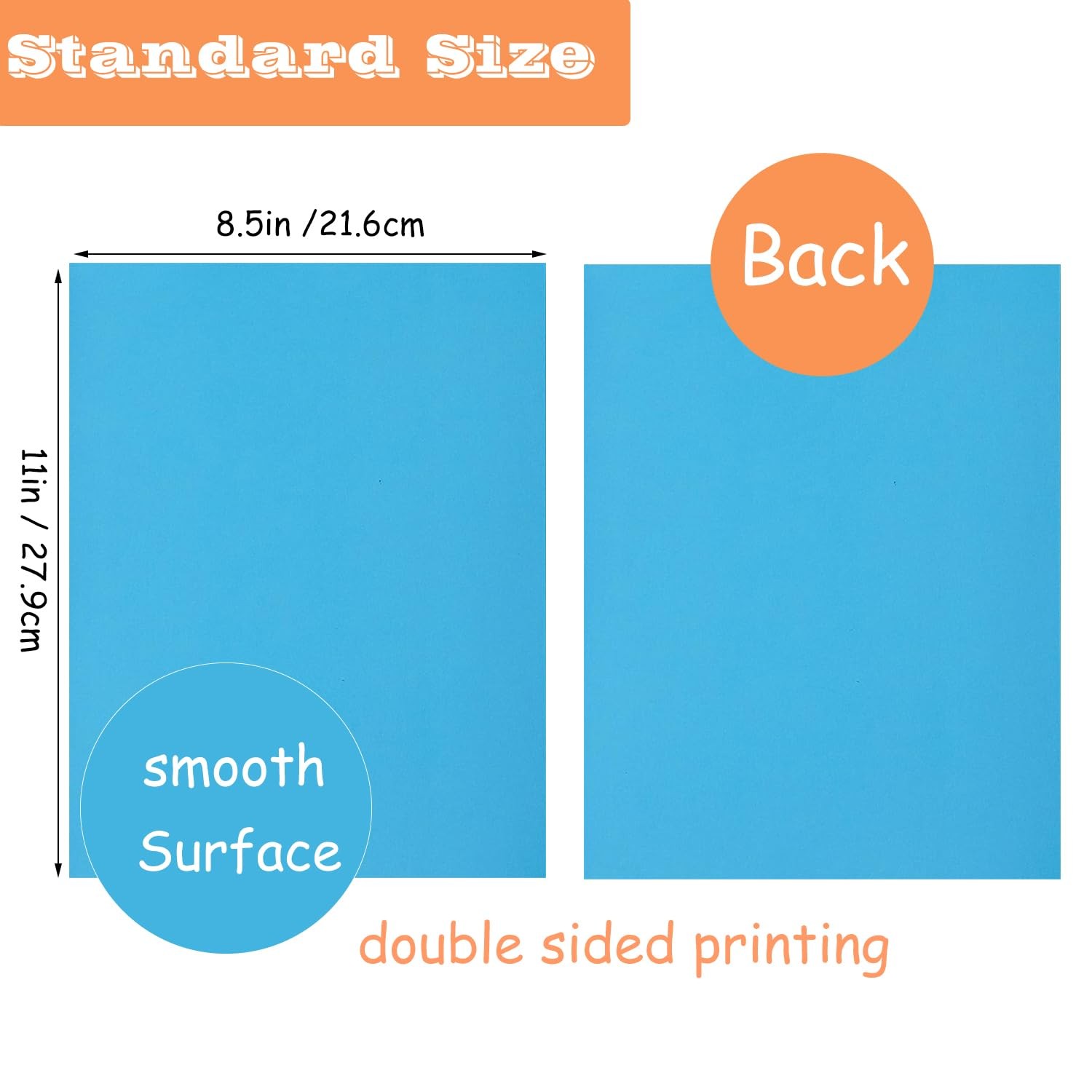 Colored Printer Paper, 300 Sheets, 20 Assorted Colors, Double Sided, 70gsm