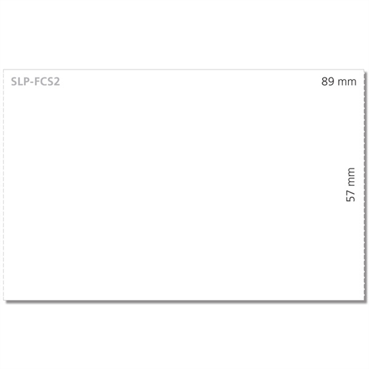 Seiko Instruments SLP-FCS2 Business Card Business 140gsm Roll 600 Sheets