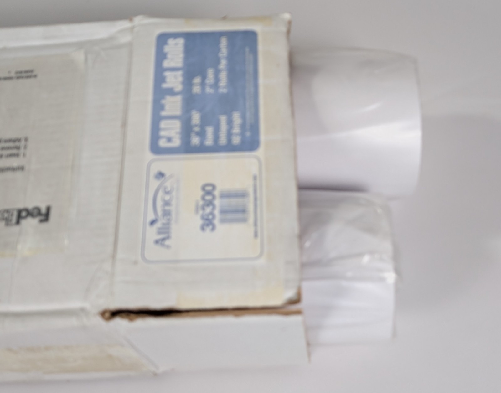 Alliance 36300 36″ x 300′-2 Per Box-20lb, 2″ Core, Bonded, 92 Bright