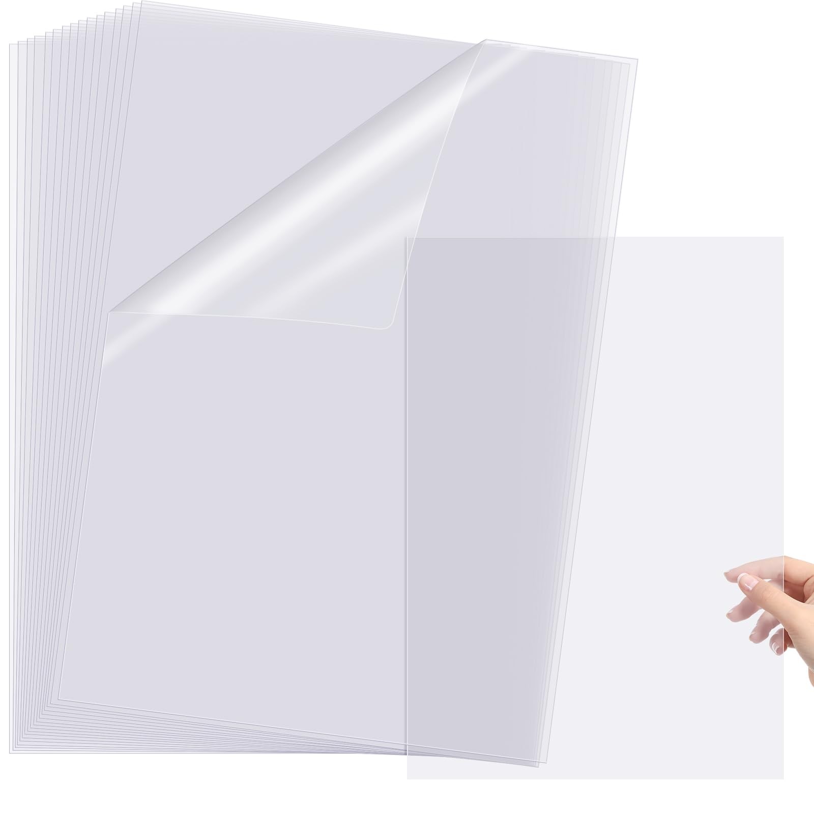 50 Sheets Waterproof Inkjet Transparency Film 11 x 17 Inch Transparency Paper…