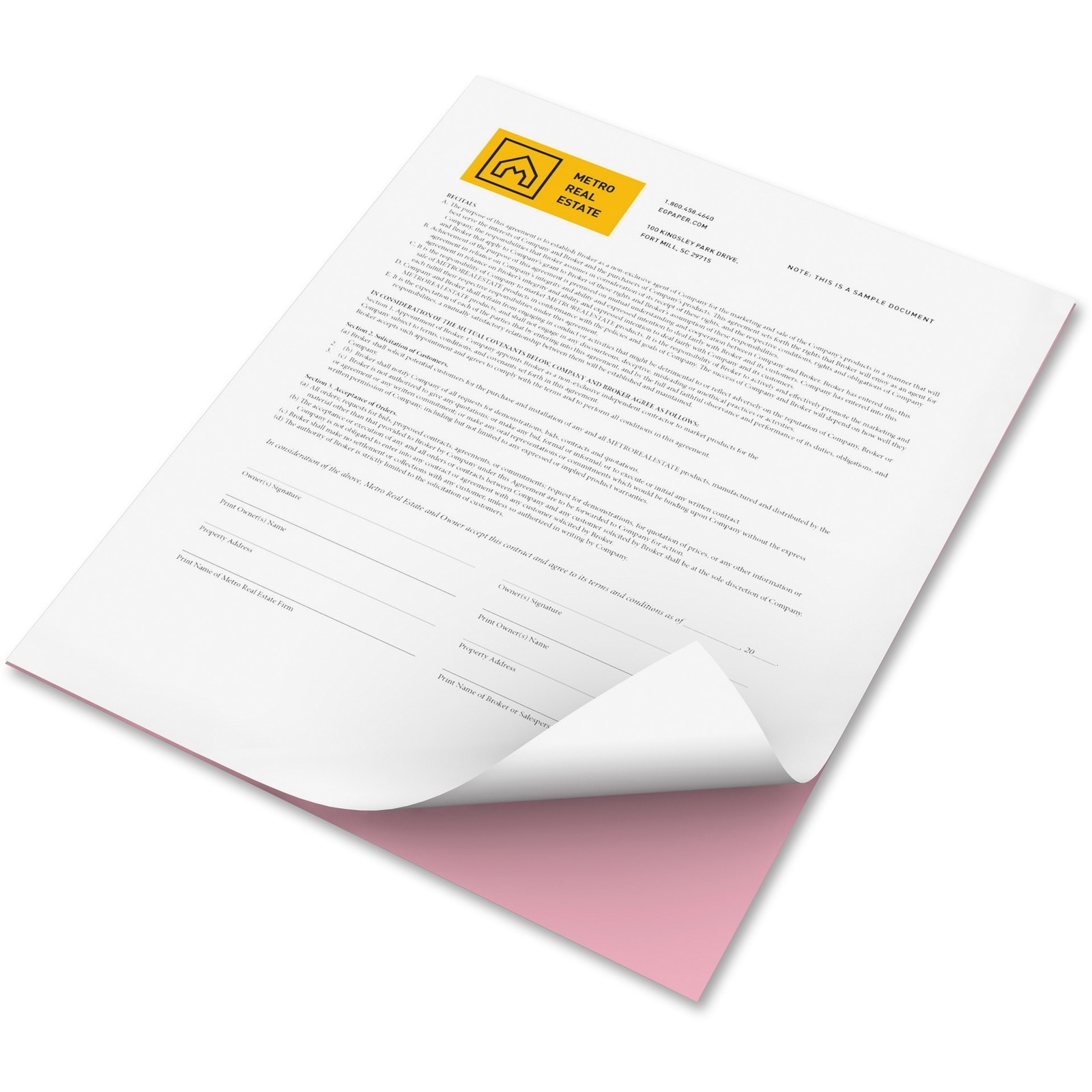 Xerox Carbonless Paper – Letter – 8.50″ X 11″ – 2500 / Carton – White (3R12421)