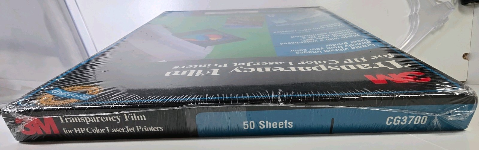 3M CG3700 Transparency Film for HP Color LaserJet Printer Clear 8.5×11 50 Sheets