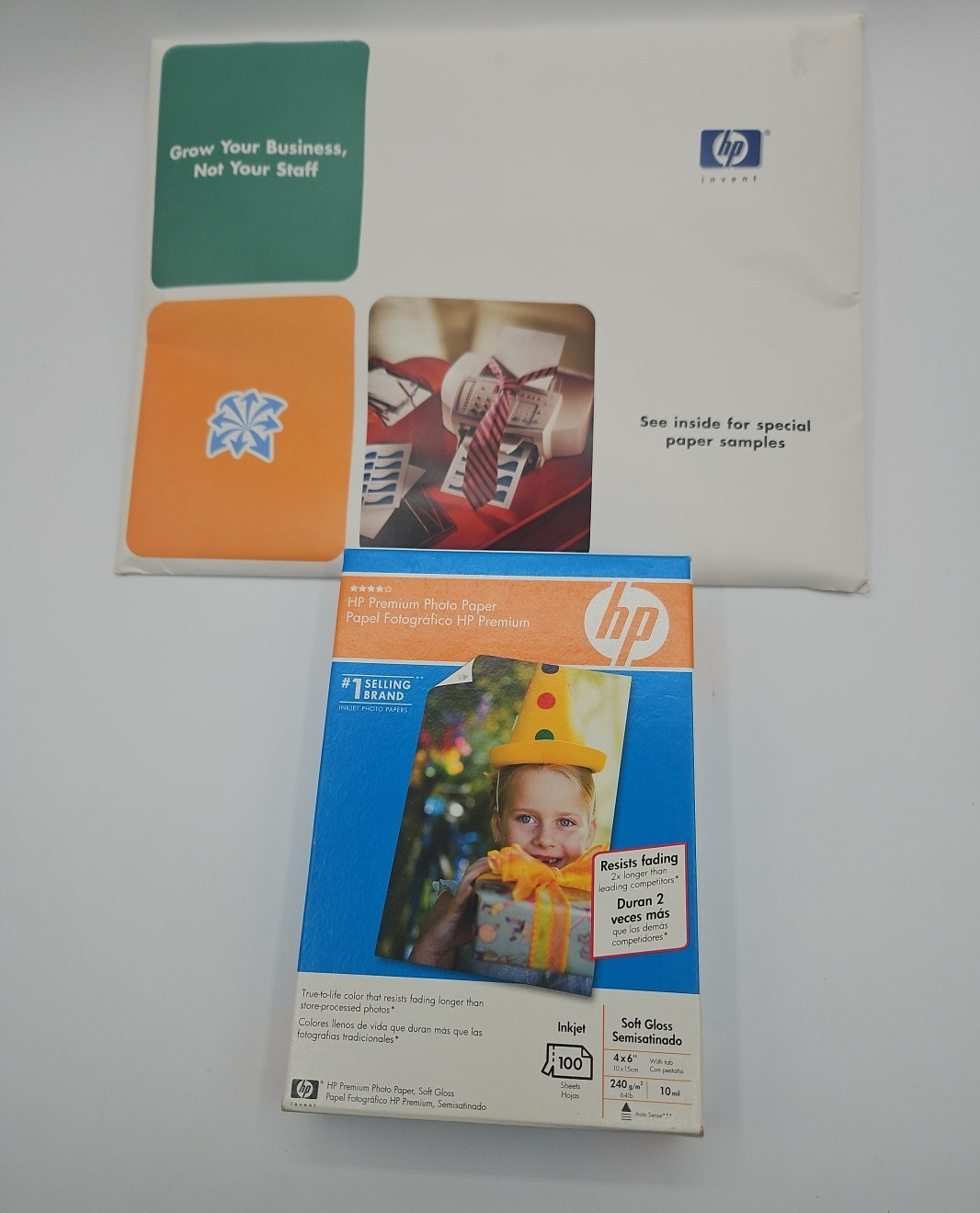 Hewlett Packard Premium Photo Paper Soft Gloss 4×6 100 Sheets InkJet New Sealed