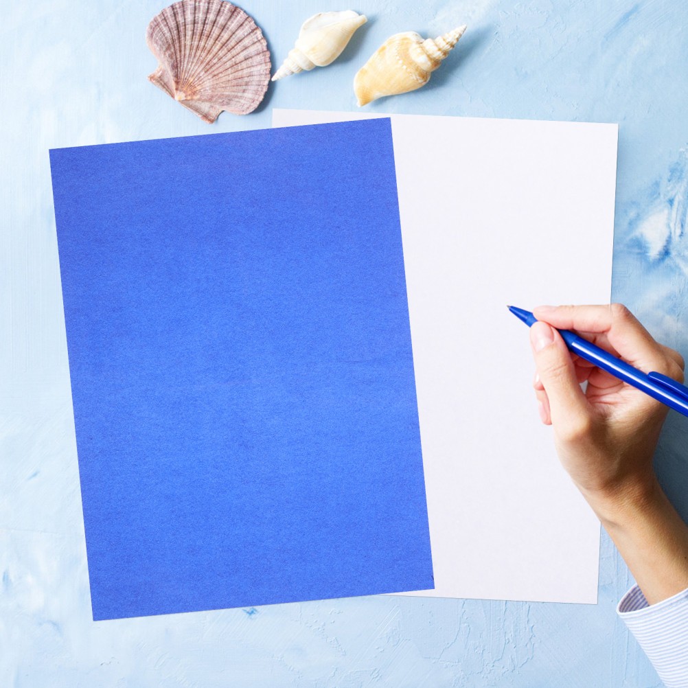 Reusable Graphite Paper Transfer Sheets Dark Blue for Home Office Art Projects